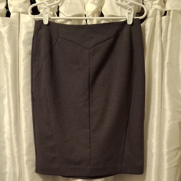 Worthington Charcoal Pencil Skirt S - Picture 1 of 10